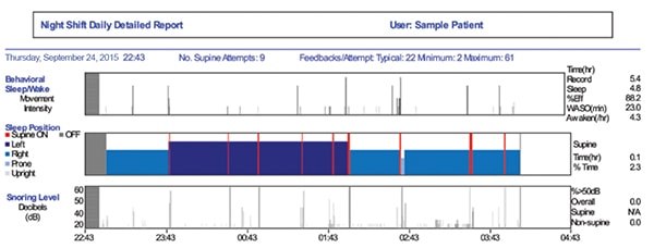 Figure 2: sample Night Shift report